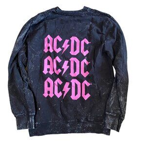 AC/DC distressed style crewneck